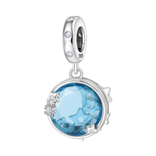 Starry Sky Astronaut Diy Bracelet String Beads Pendant