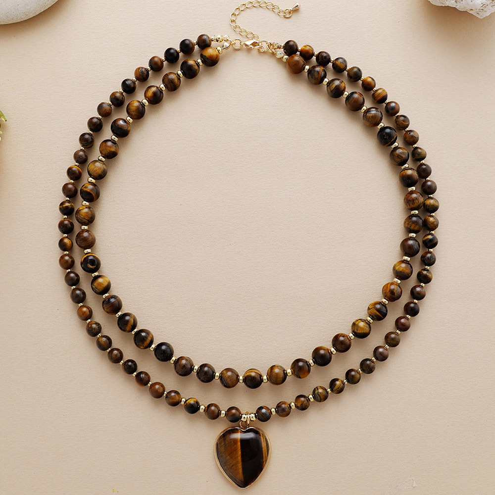 French-style Double-layered Fashionable Short Necklace