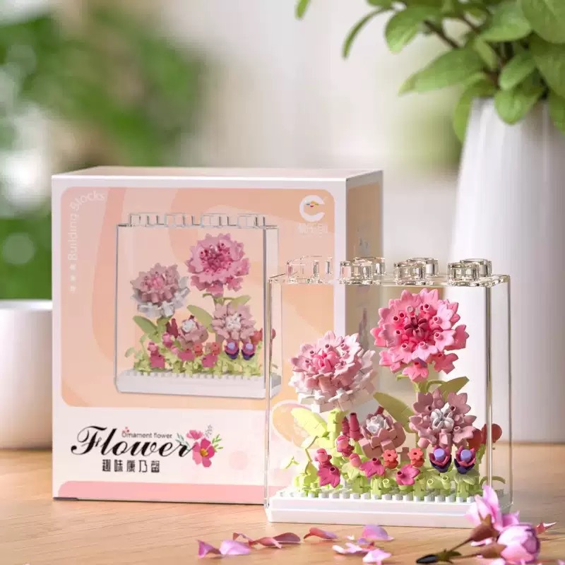 Preserved Flower Rose And Sunflower Desk Decoration