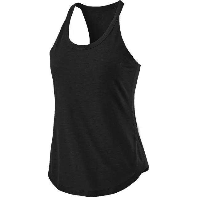 New Suspender I shaped Back Pleated Summer Outer Wear Yoga Exercise Vest Black - Shop at LoveMi