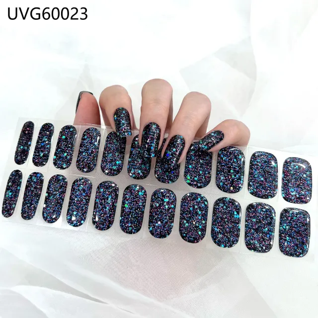 Ins Ice Transparent Nude UV Gel Nail Sticker Uvg60023 - Shop at LoveMi