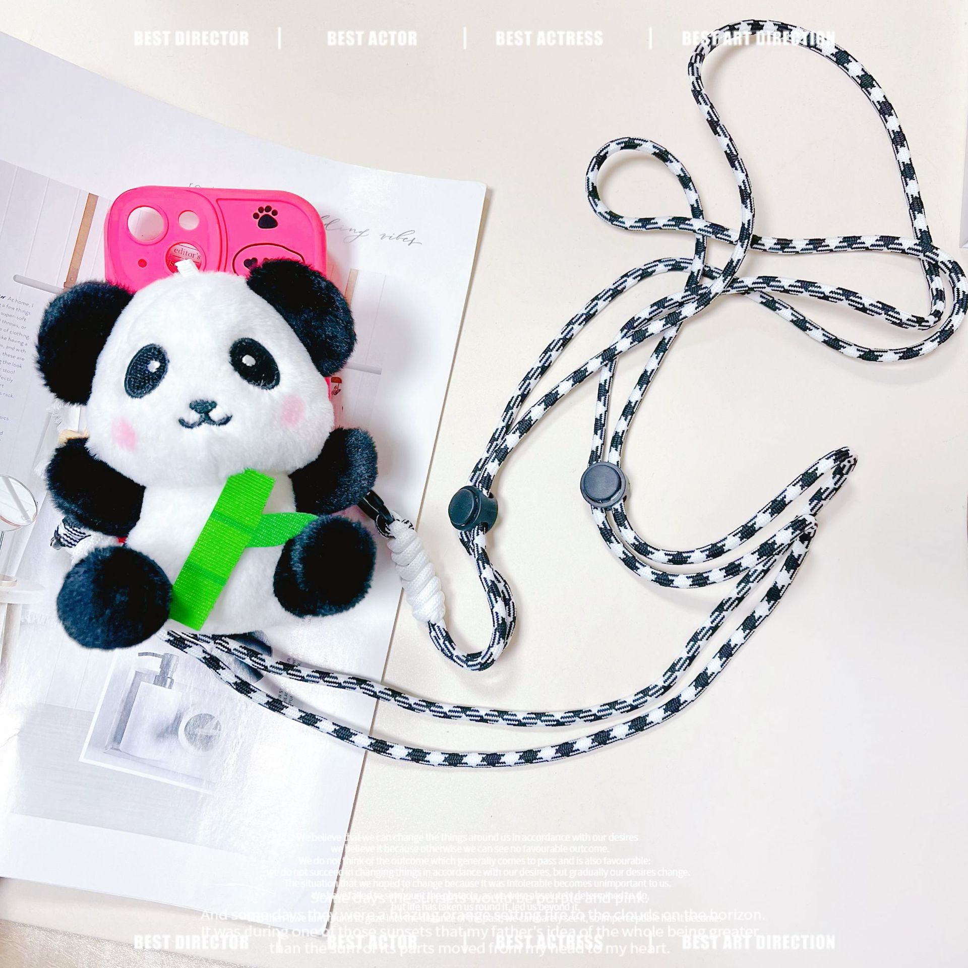 Plush Doll Crossbody Mobile Phone Lanyard Back Splint - Image 9