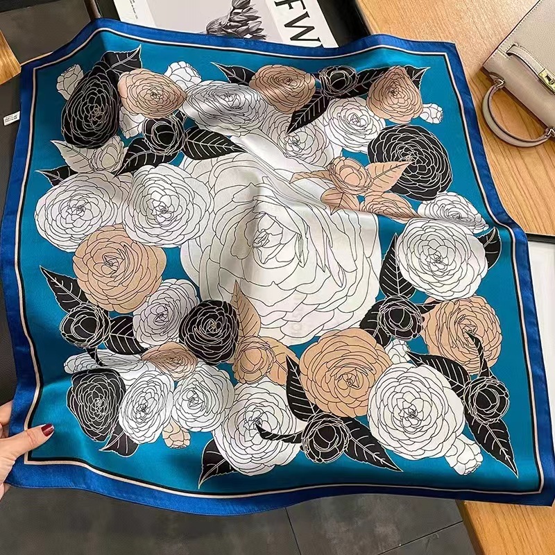 Women's High-end Thin Square Scarf - Image 22