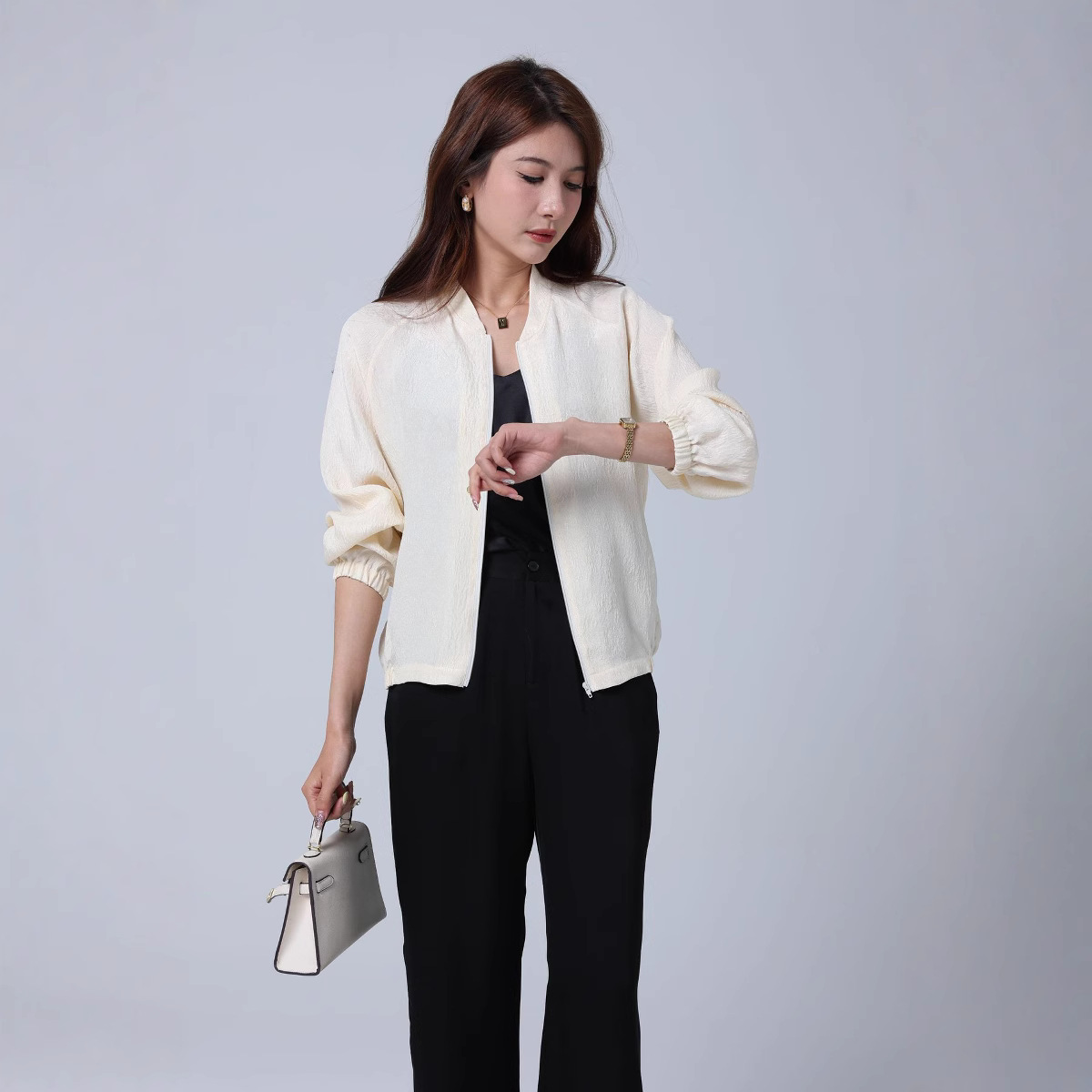Commuter Cardigan Plus-size Womens Top Long Sleeves