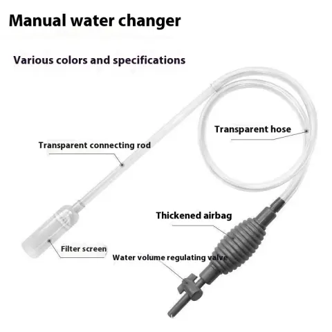 Fish Tank Water-absorbing Machine Siphon Tube Manual Water Exchange