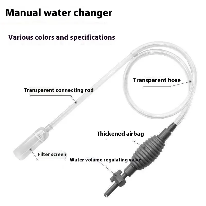 Fish Tank Water-absorbing Machine Siphon Tube Manual Water Exchange