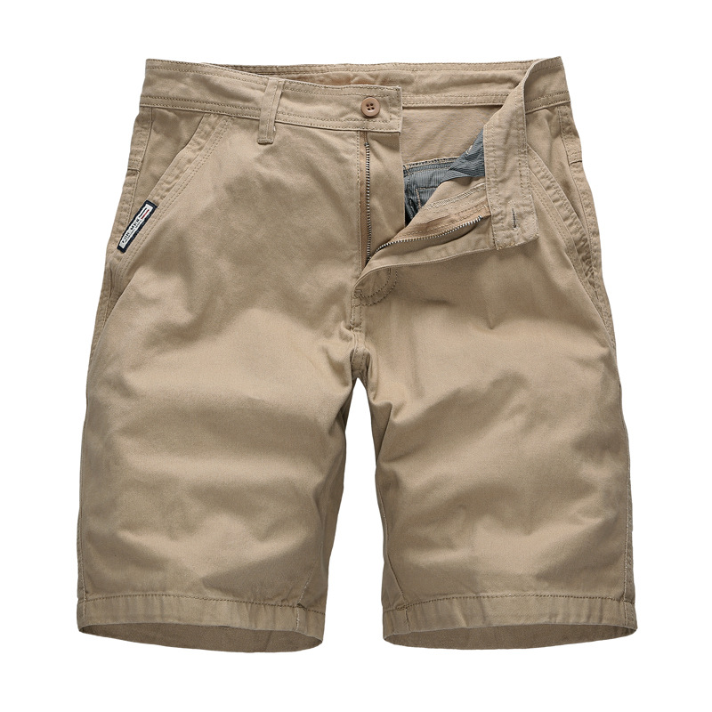 Men's Cotton Loose Multi-pocket Shorts