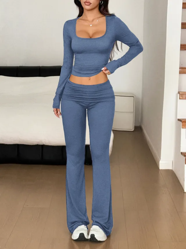 Fashion Personality Sports Style Suit Women Denim Blue - Shop at LoveMi