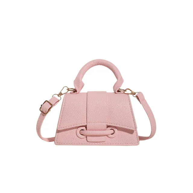 Chain Messenger Bag Mini Western Style Shoulder Handbag Pink - Shop at LoveMi