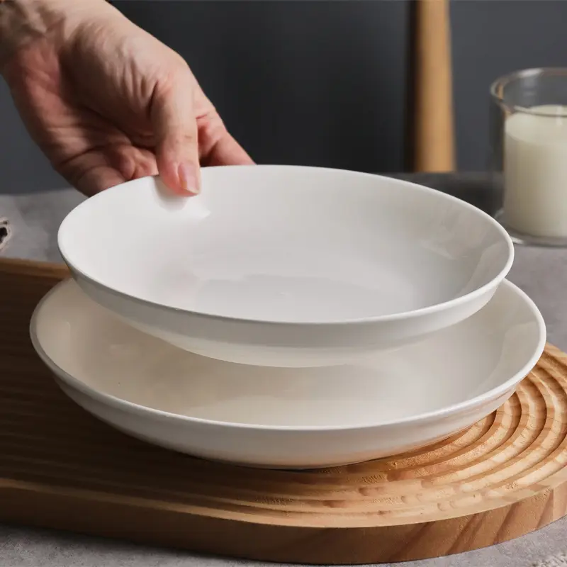 Pure White Ceramic Plate