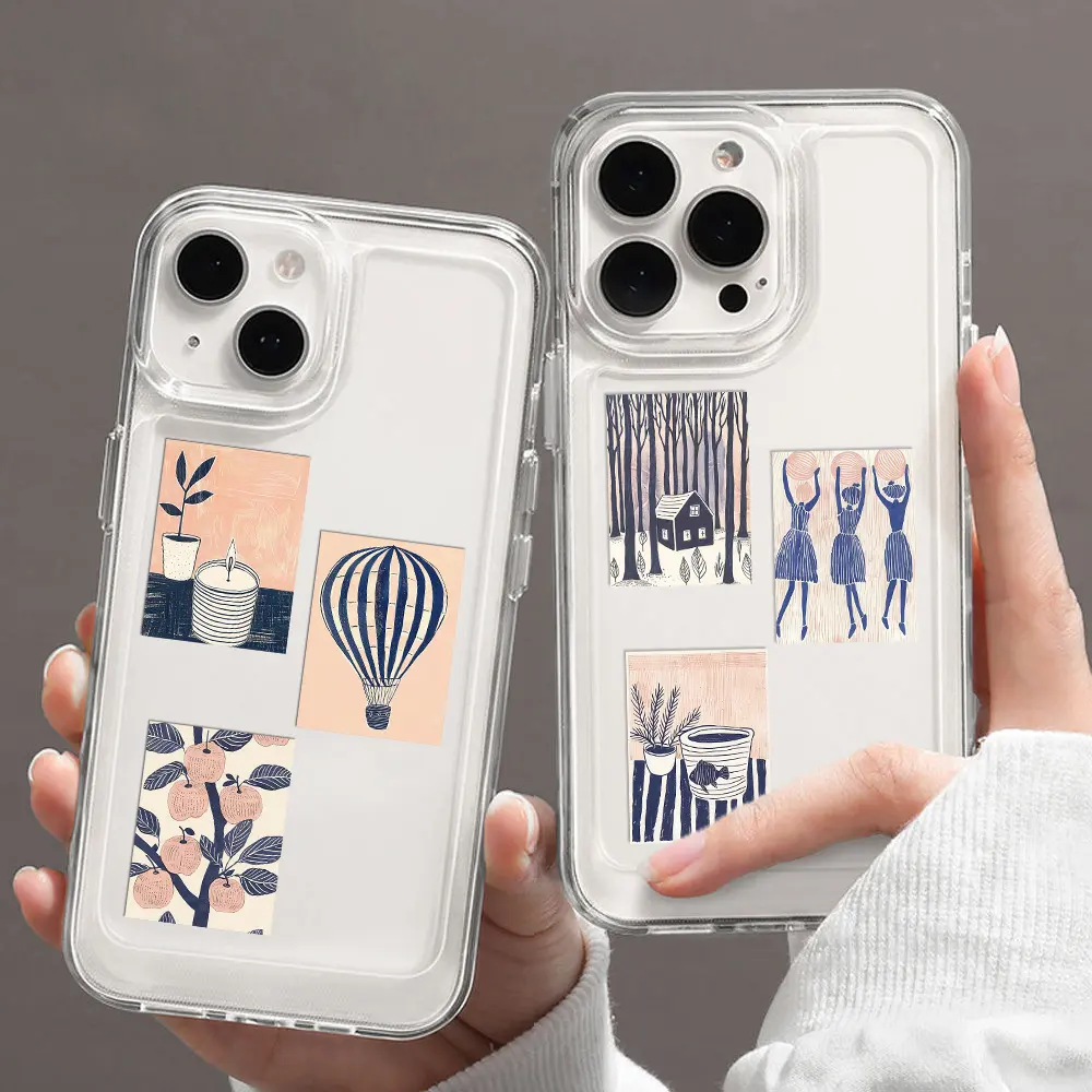 Portable Abstract Art Stickers for Home Use