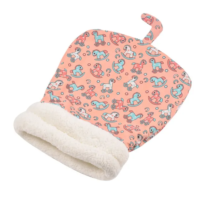 Lambswool Thickened Pocketable New Winter Linen Sleeping Bag Cat Nest Pink Deer - Shop at LoveMi