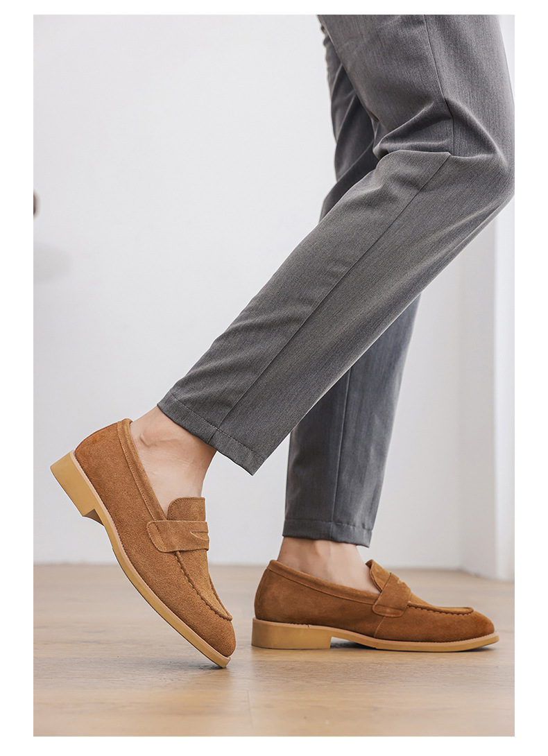 Formal Business-Casual Leather Men's Slip-On Loafers 14 8bea0256 dc8b 41f8 a43f 9520f3d85494