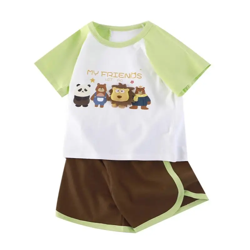 Summer Two-Piece Kids' Short-Sleeve Set