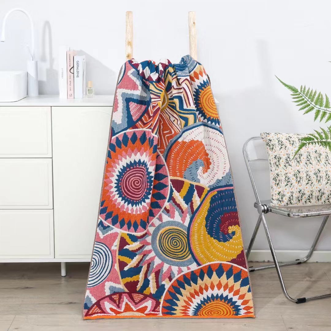 New Multi-layer Gauze Cotton Bath Towel