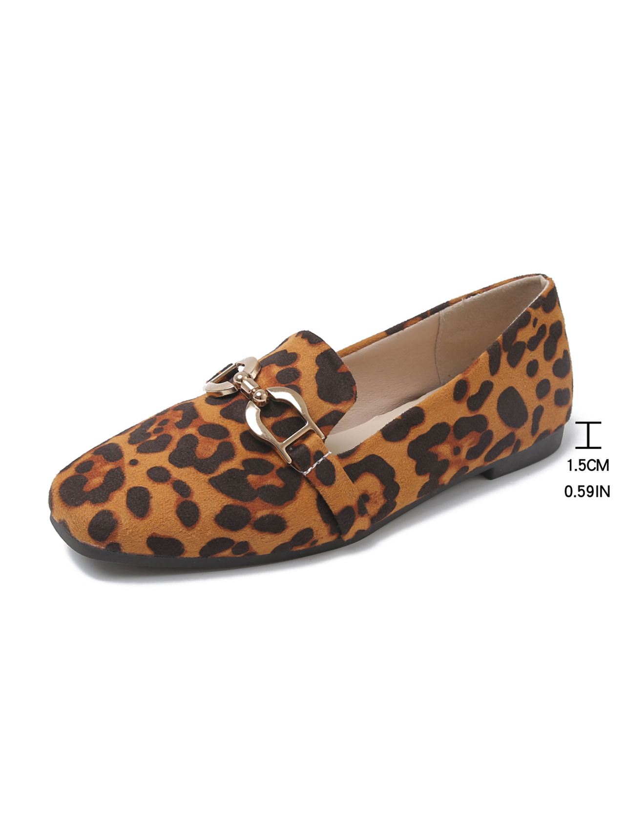 Square-Toe Slip-On Flats, picture 5 of 5