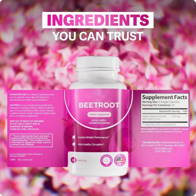 Moringa Seed Beet Root Capsules 60 Tablets - Shop at LoveMi