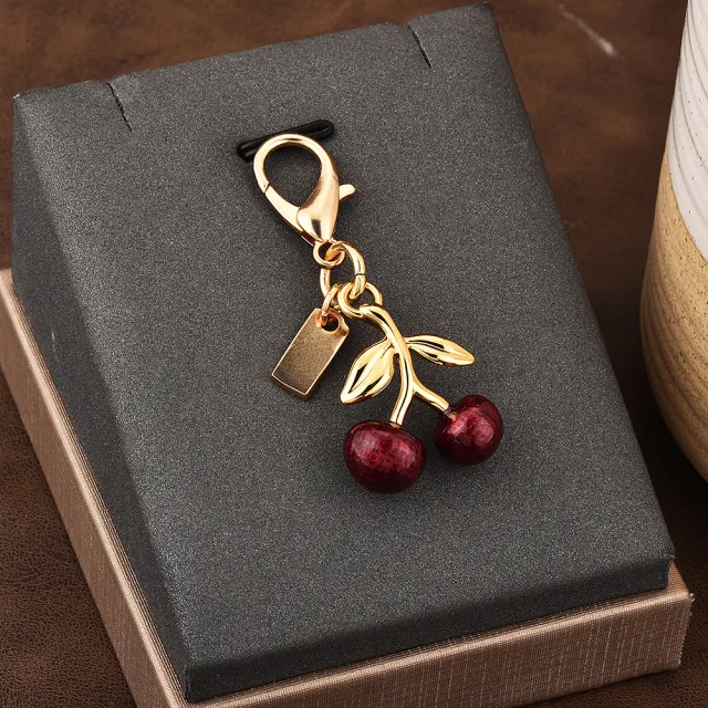 Car Key Pendant Accessories Bear Cherry Small Pendant - Shop at LoveMi