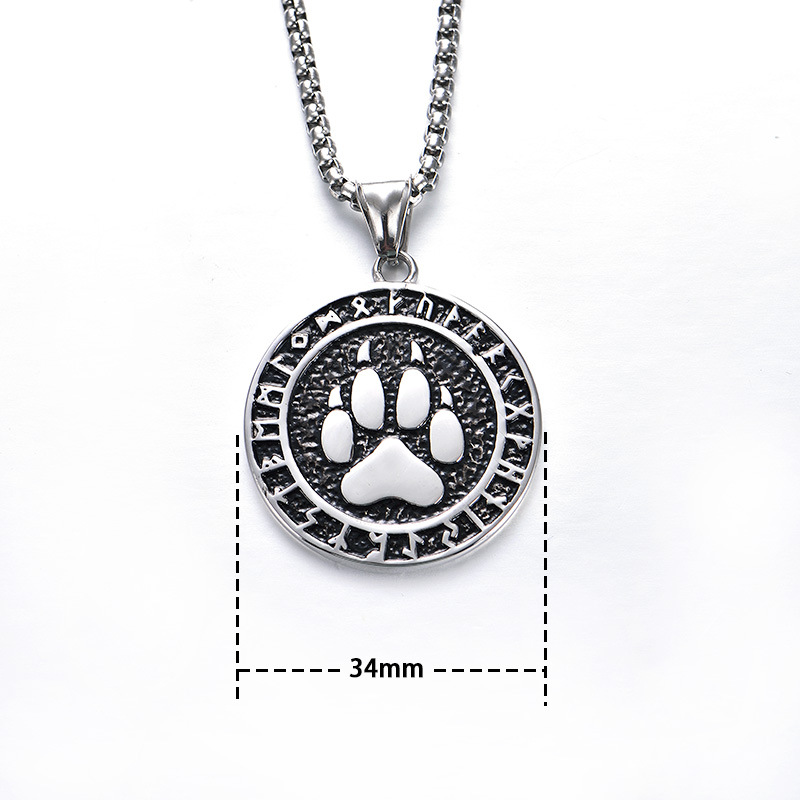 Letter Stainless Steel Pendant Casting Fine Throw Dog Tag Pendant