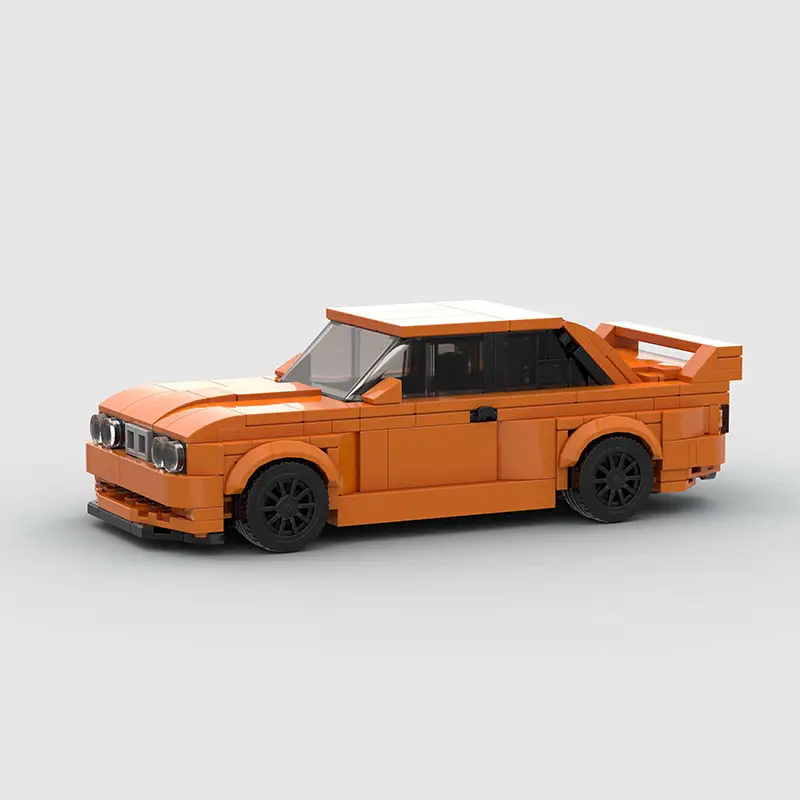 Racing Car Sports Car E30 M3 Model Small Particle Building Blocks Toy