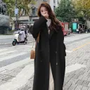Black Single Layer Woolen