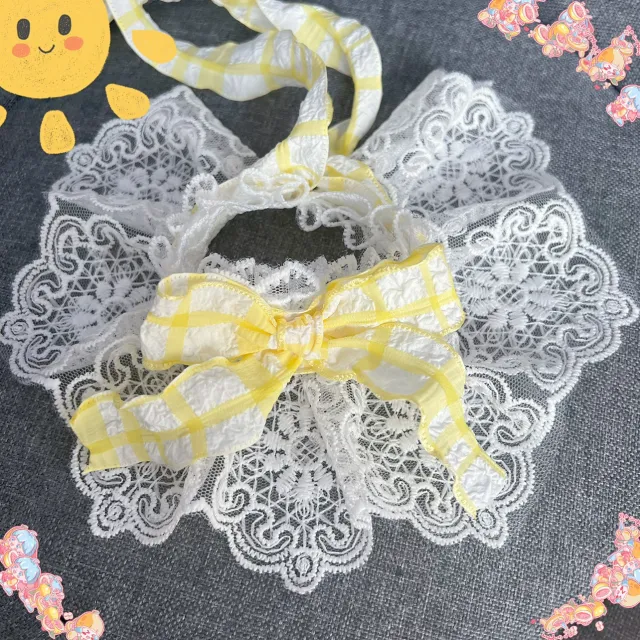 Dog Cotton Polyester Saliva Towel Universal Fairy Floating Yellow - Shop at LoveMi