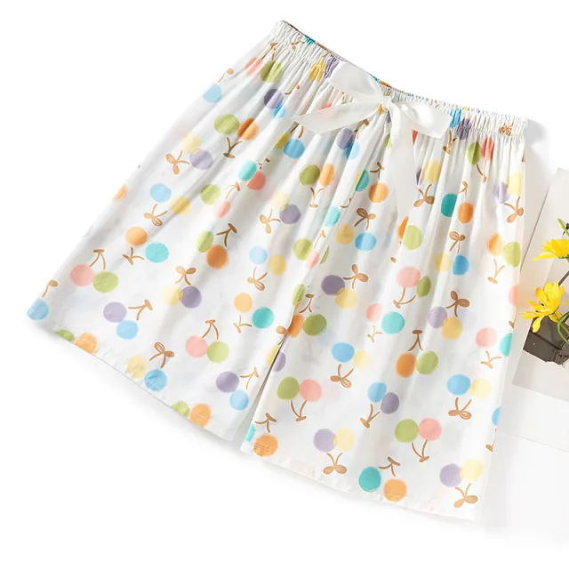 Women's Cotton Silk Pajama Pants Summer Thin Shorts Loose Casual 3Style Free Size - Shop at LoveMi