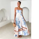White And Blue Pattern