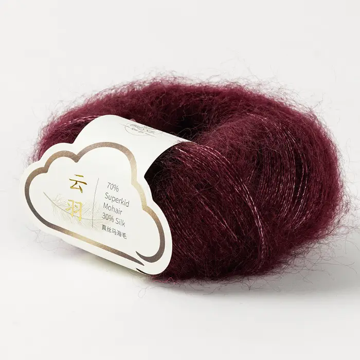 Mohair New Young Wool Silk Wool Hairline Rule