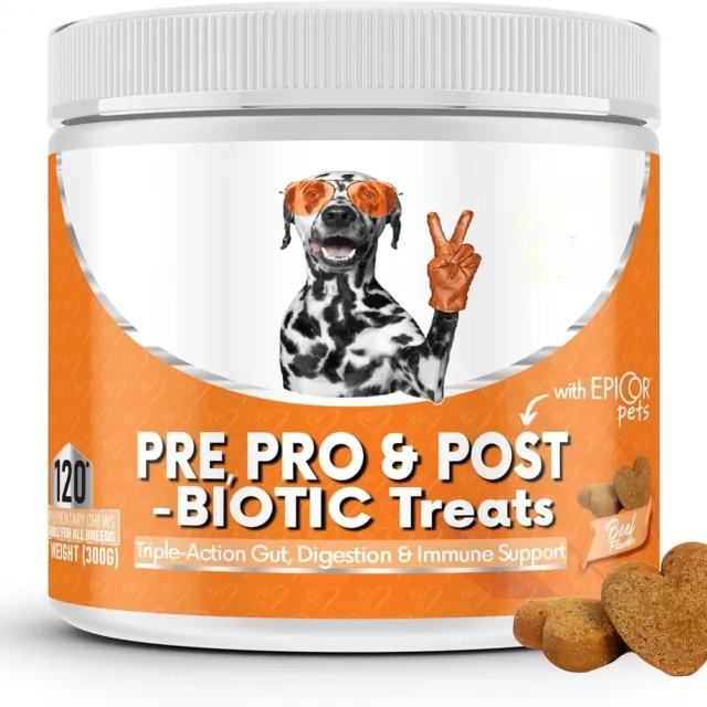 Dog Prebiotics Digestive Snacks Intestinal Health Pet Health Care Products 120 Tablets - Shop at LoveMi