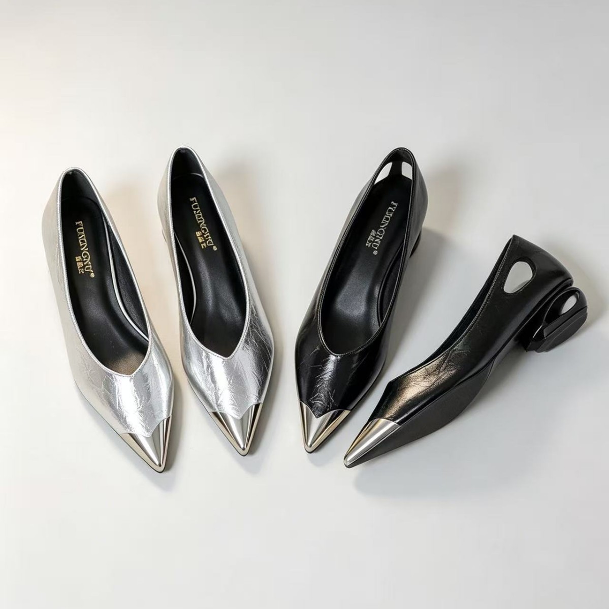 All-match Low-cut Mid-heel Pumps For Outerwear product image