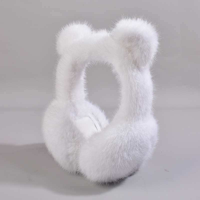 Bear Earmuffs White