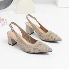 Summer New Fashion Flying Woven Sandals For Women - Apricot - View 1