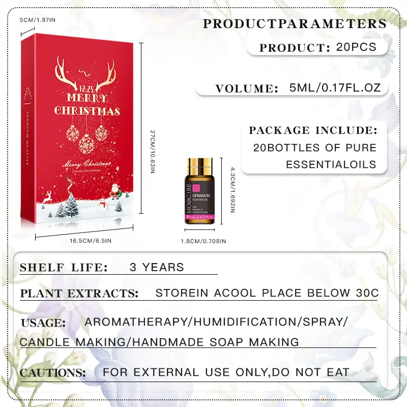 20 PCs Moocare Aromatherapy Oil