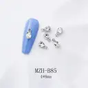 K9 Ultra-Shiny Flat-Back Rhinestones In White For Nail Art Decorations view 28