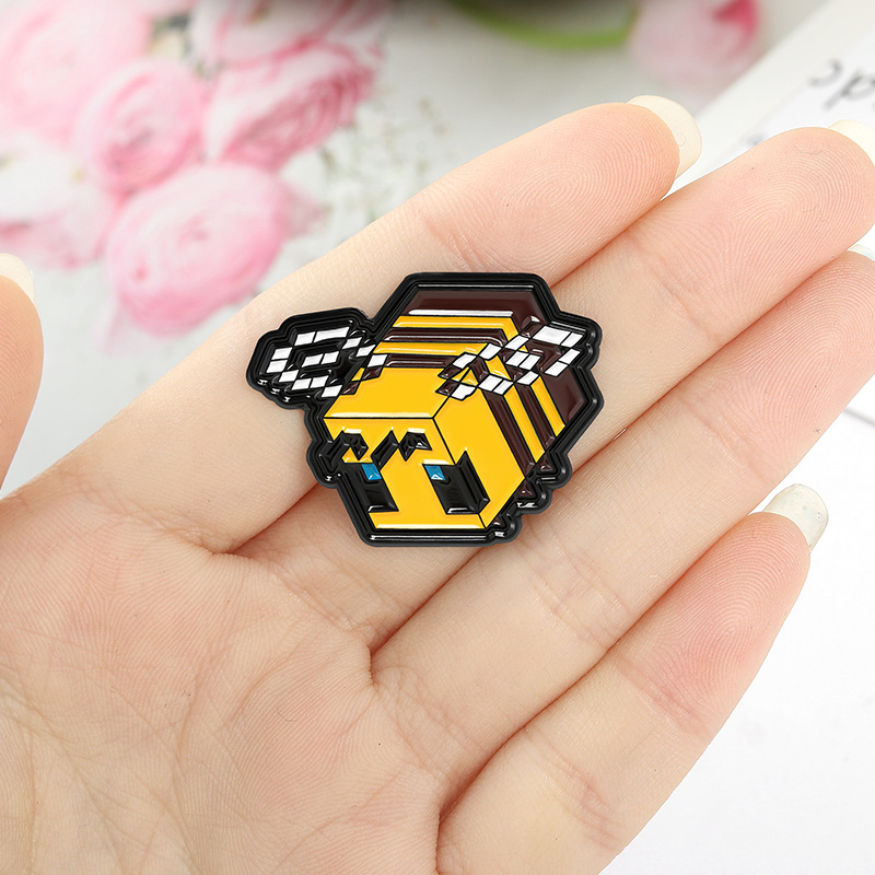 Title 13, 3D Little Bee Geometric Decorative Pin Elevate...