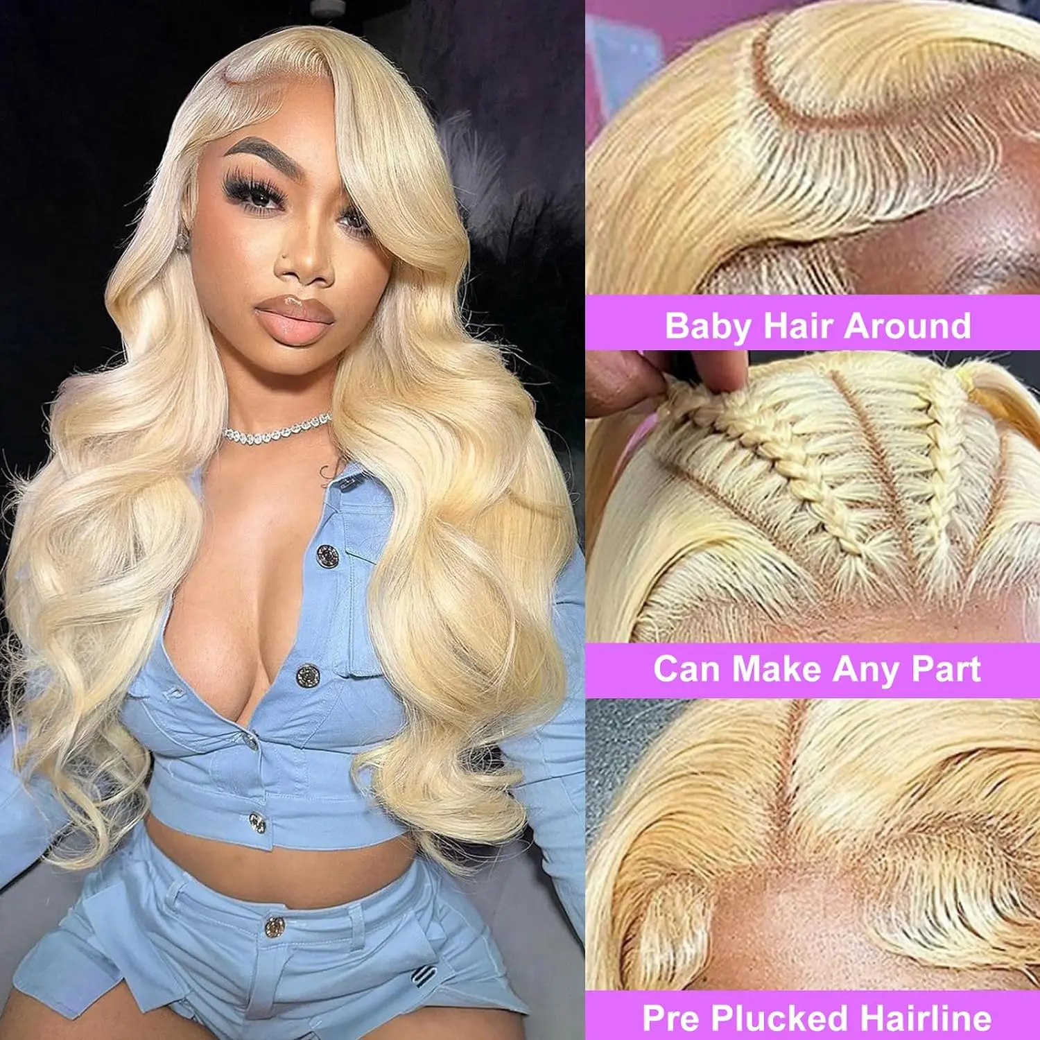 Former LACE Head Cap FRONTAL WIG13x4 Straight