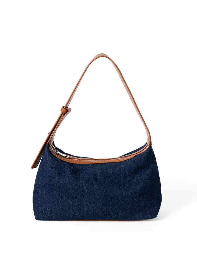 Retro Commuter High grade One shoulder Underarm Bag Blue - Shop at LoveMi