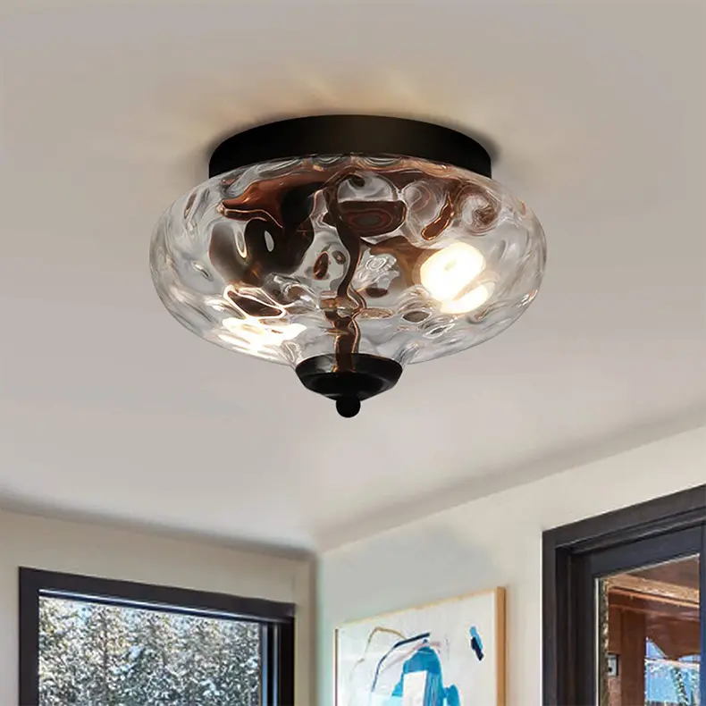 Bedroom Advanced Modern Minimalist Embedded Glass Ceiling