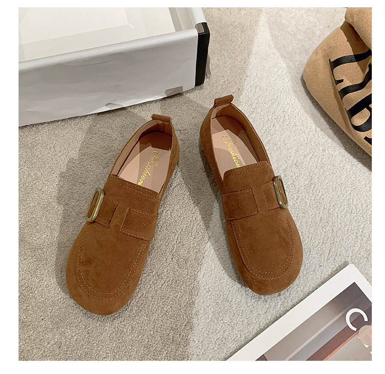 Title 20, Retro Slip-on Shallow Mouth Flat Casual Shoes