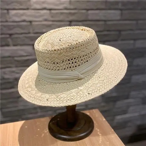 Women's Spring And Summer Sun Protection Simple Hat Beige Belt - Shop at LoveMi