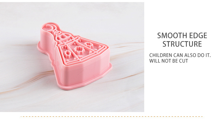 Cookie Mold 3d 3d Diy Plastic Suit Home Cake Cookie Press Type Baking Tool Cutter — foto 7