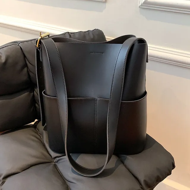 Large Capacity Design Shaping Simple Shoulder Bag Crossbody Black - Shop at LoveMi