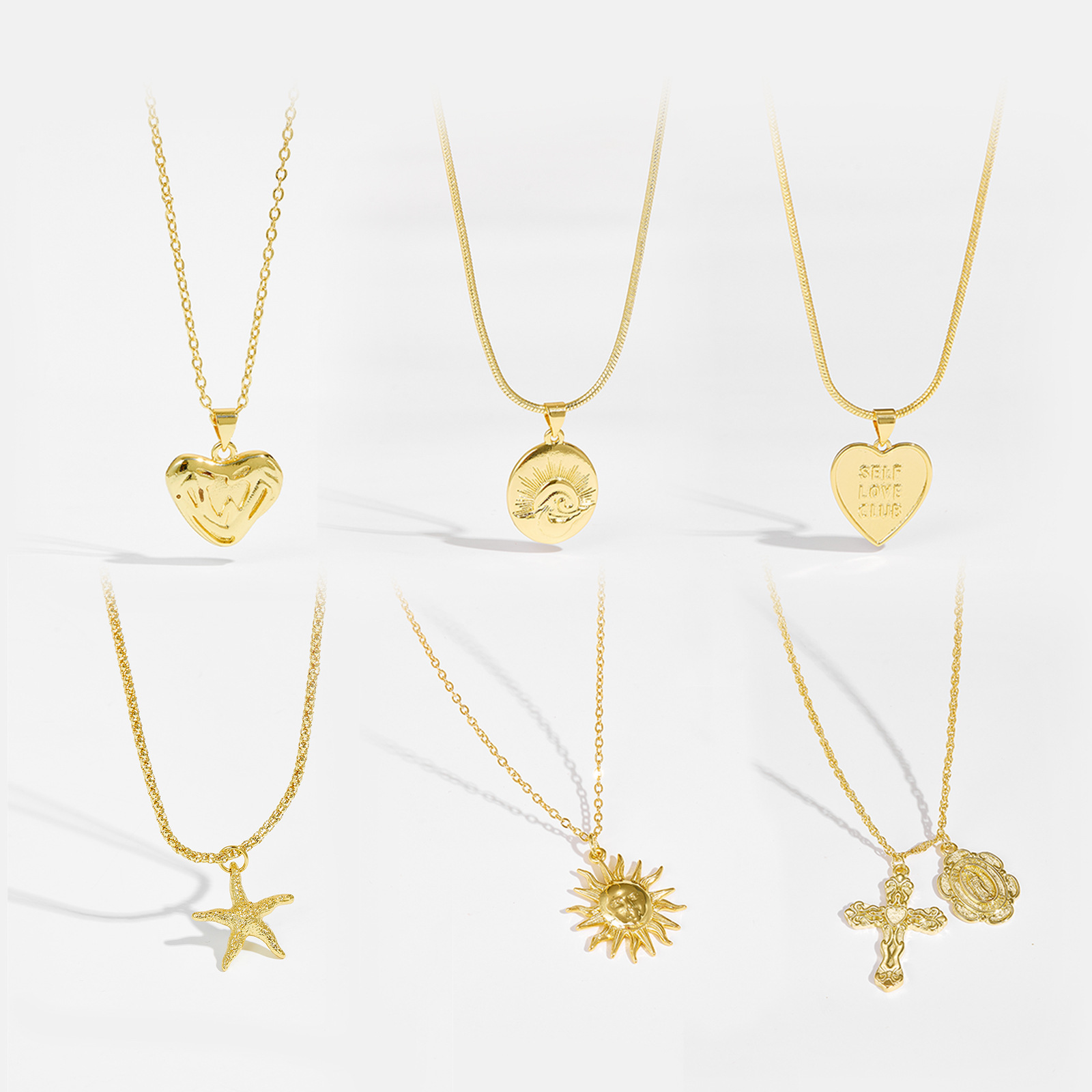 Simple Female Temperament Light Luxury Style Design Irregular Necklace