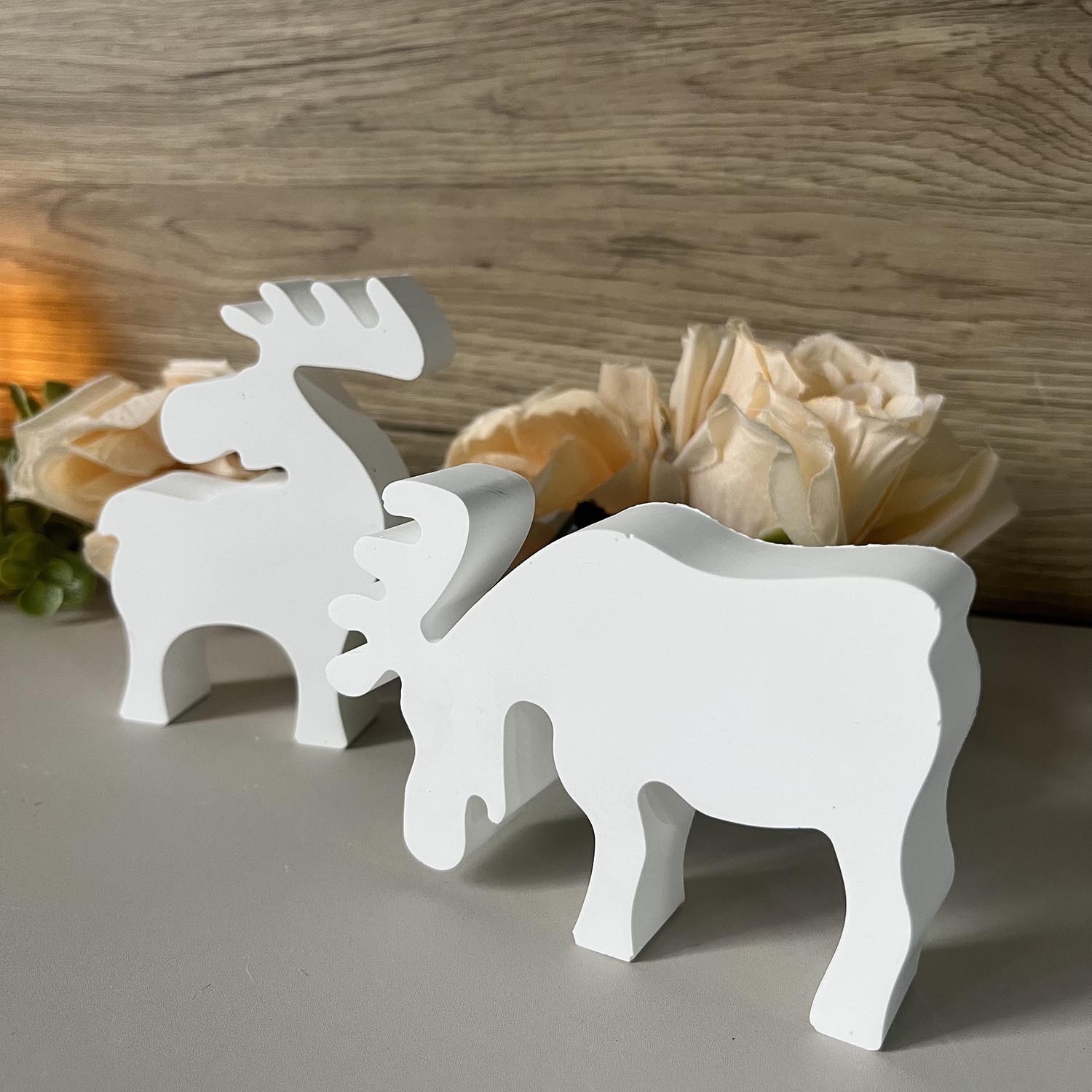 Christmas Elk Aromatherapy Gypsum Decoration Silicone Mold