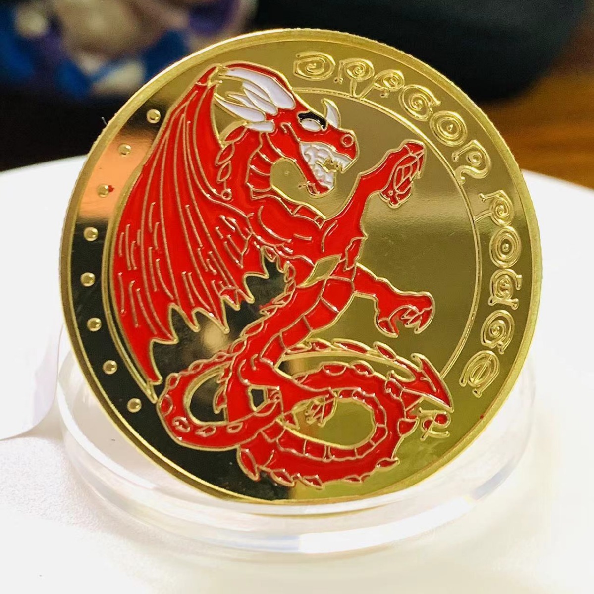 Minimalist Creativity Metal Badge Commemorative Coin