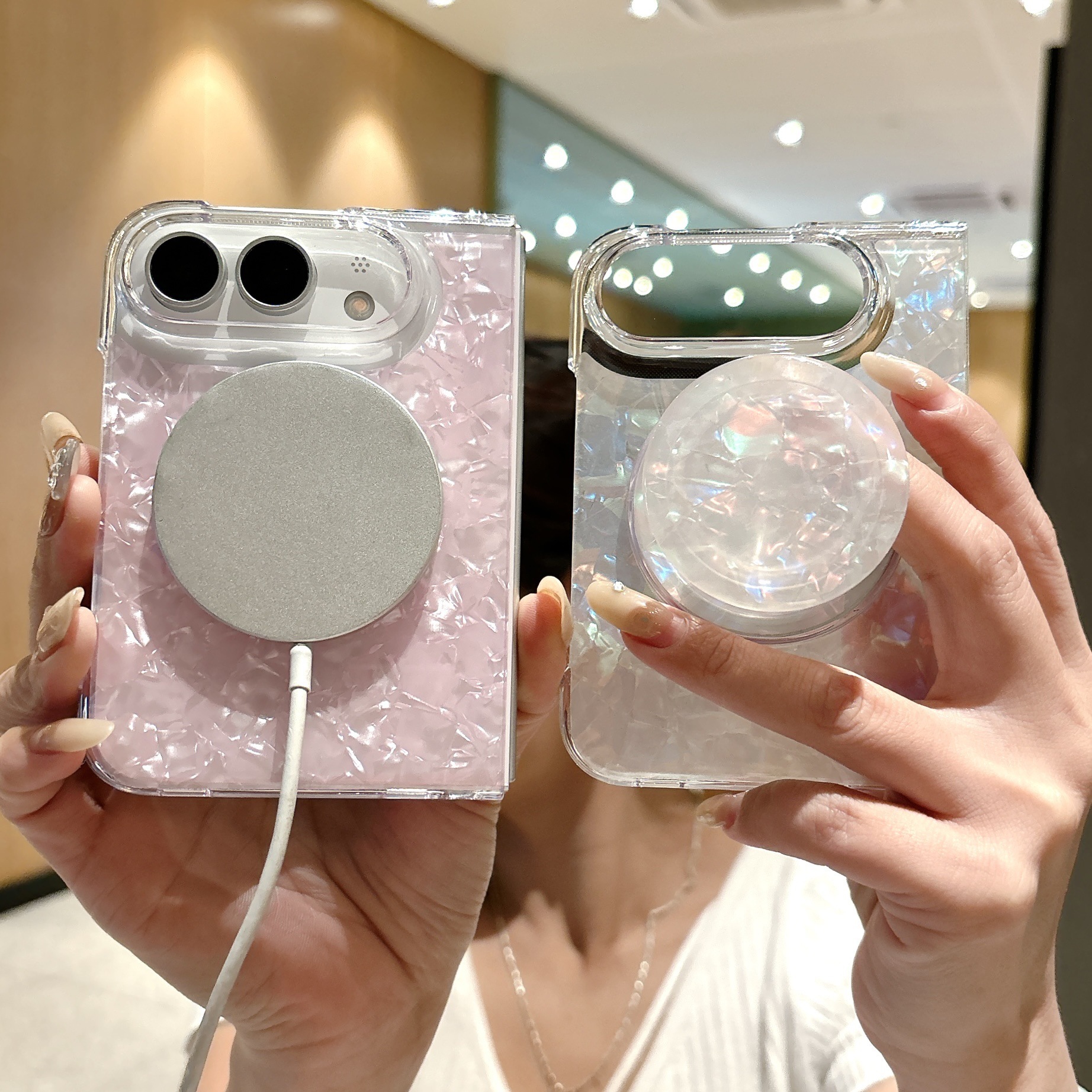 Carcasă de telefon pliabilă cu model de carcasă