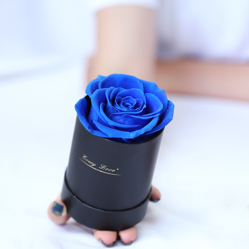 Black Blue Flower