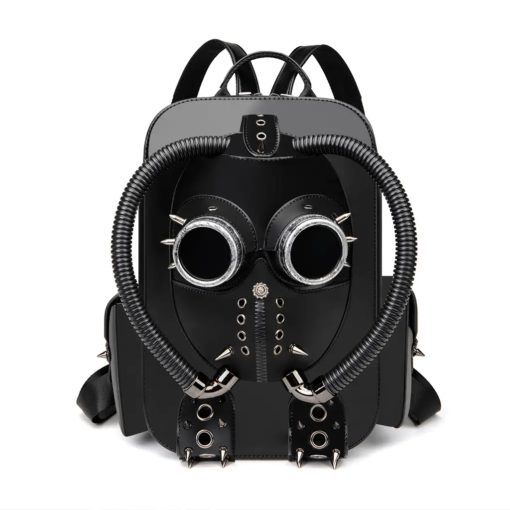 Fashion Halloween Skull Head Studded Backpack