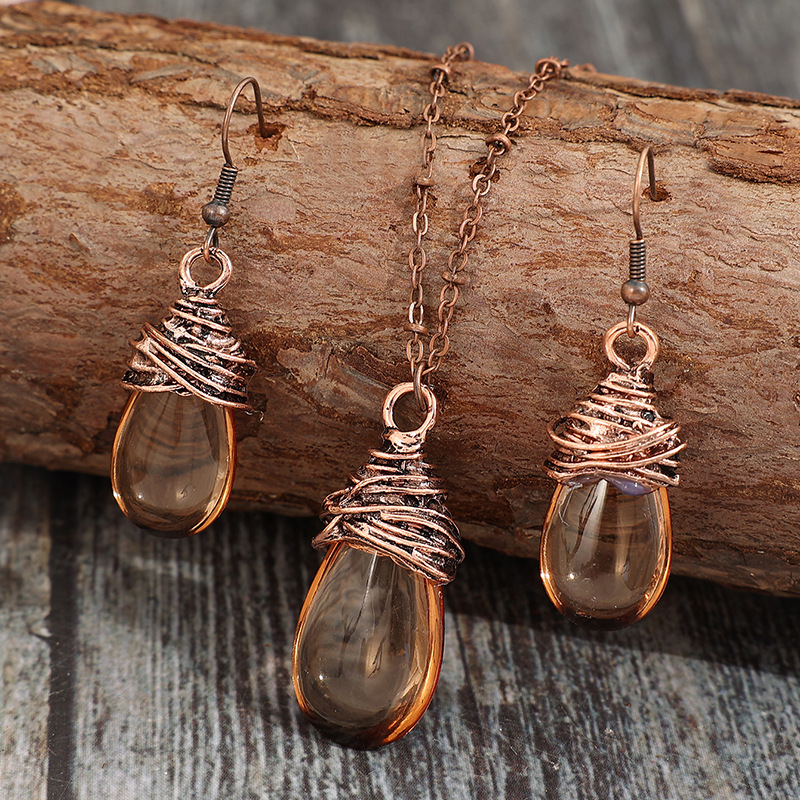 Alloy Earrings and Necklace Set, picture 3 of 3